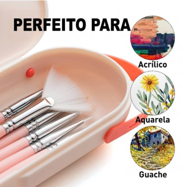 Kit Pincel C/8 Rosa Bsf300 Himi