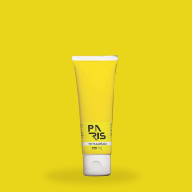 Tinta Acrilica 120ml Amarelo Escuro 4470 Paris