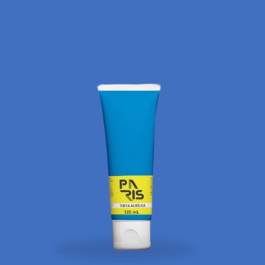 Tinta Acrilica 120ml Azul Celeste 4471 Paris