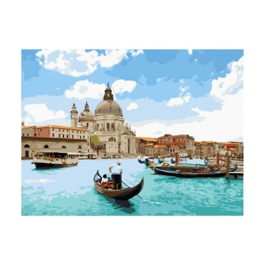 Tela Numerada 40x50 Passenado em Veneza C3040-w3888 Sinoart
