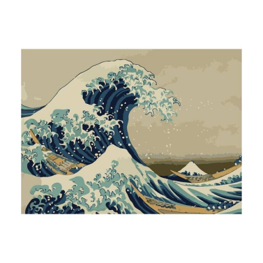 Tela Numerada 40x50 A Grande Onda C3040-W4034 Sinoart