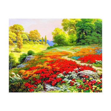 Tela Numerada 40x50 Paisagem de Campo C3040-w2350 Sinoart