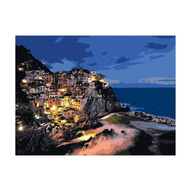 Tela Numerada 40x50 Costa Amalfitana C3040-W3645 Sinoart