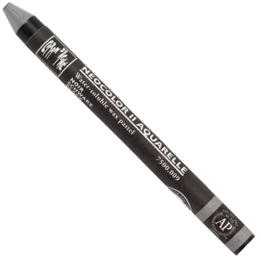 Giz Pastel Neocolor II 009 Preto CaranD'ache